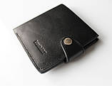 Чоловічий гаманець з натуральної шкіри "Rispetto" чорний, фото 7