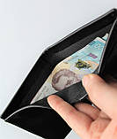 Чоловічий гаманець з натуральної шкіри "Rispetto" чорний, фото 8