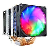 Активний кулер Snowman MX-6 4-pin 6 Heat Pipes 3xFan Multicolored LED