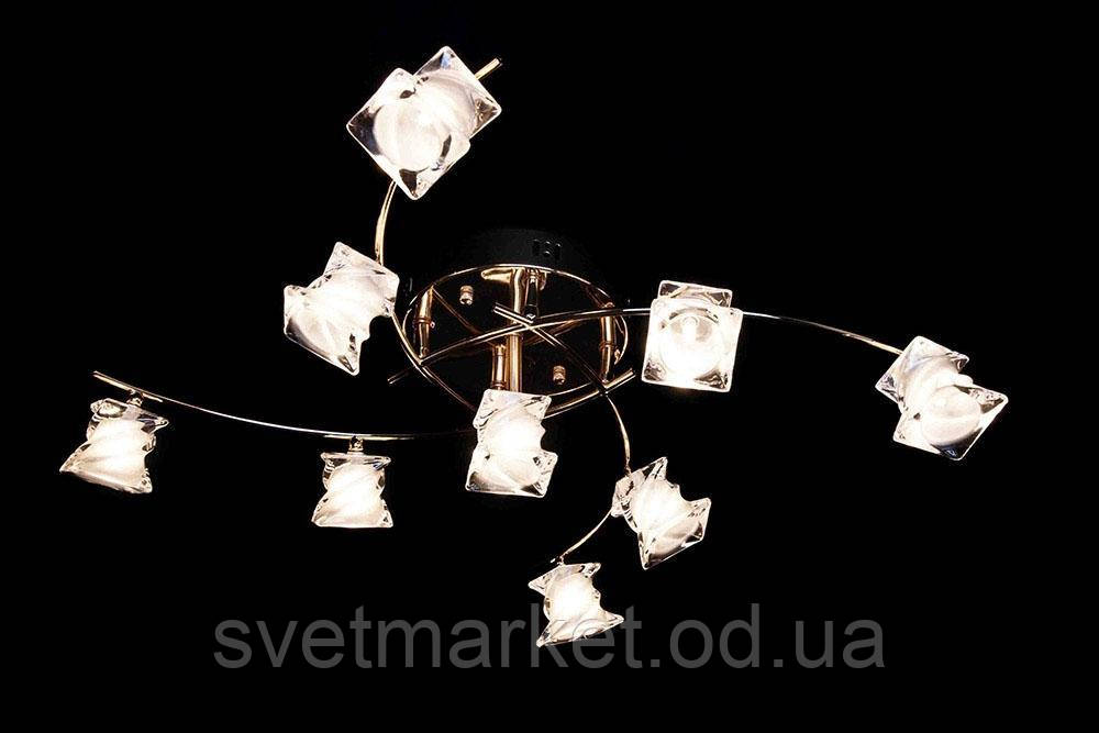 Стельова люстра з пультом і галогенними лампами 82088/9, фото 1