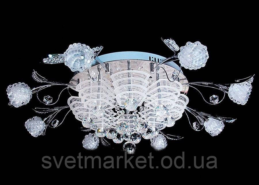 Красивая потолочная люстра с пультом M757/14, фото 1