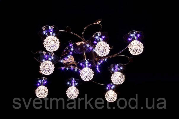 Люстра з пультом керування та світлодіодною підсвіткою 6842-6, фото 1