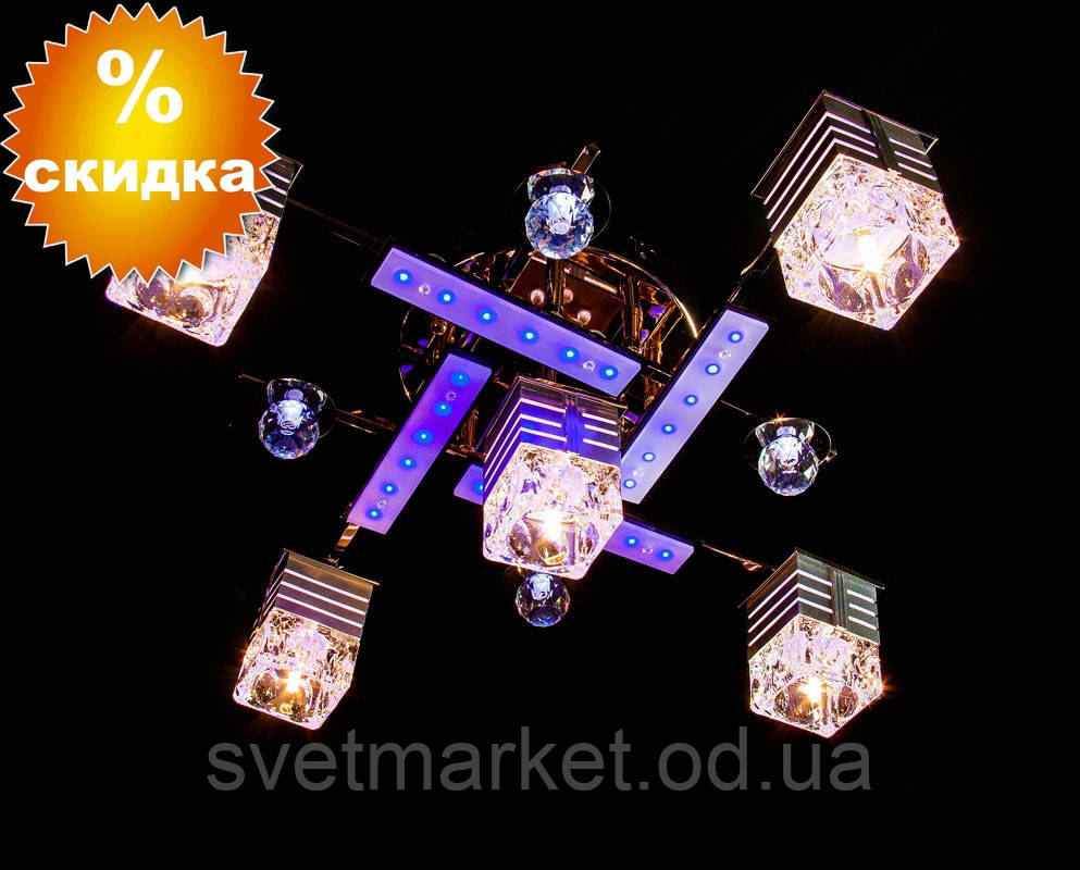 Стельова люстра з пультом 82013-5, фото 1