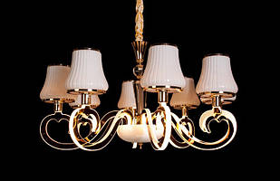 Класична підвісна люстра з підсвічуванням рожков 8312-8