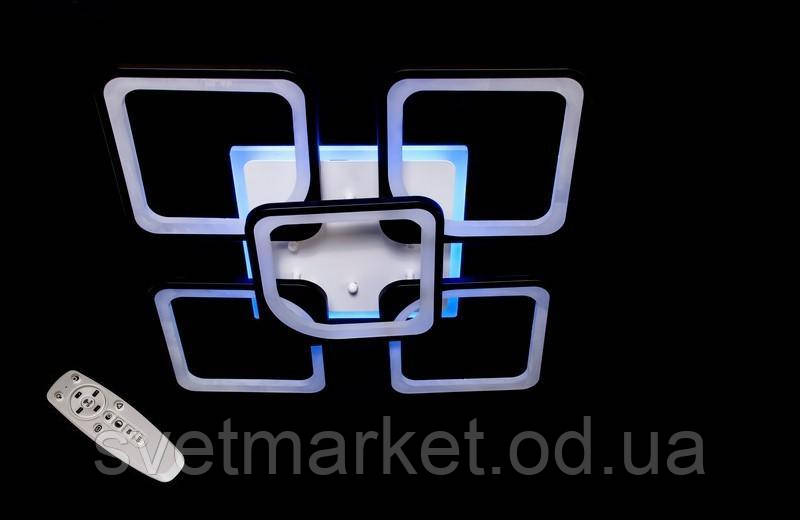 Світлодіодна люстра припотолочная з нічником і діммером, фото 1