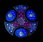 Стельова люстра з підсвічуванням і пультом 85030-4+3, фото 7