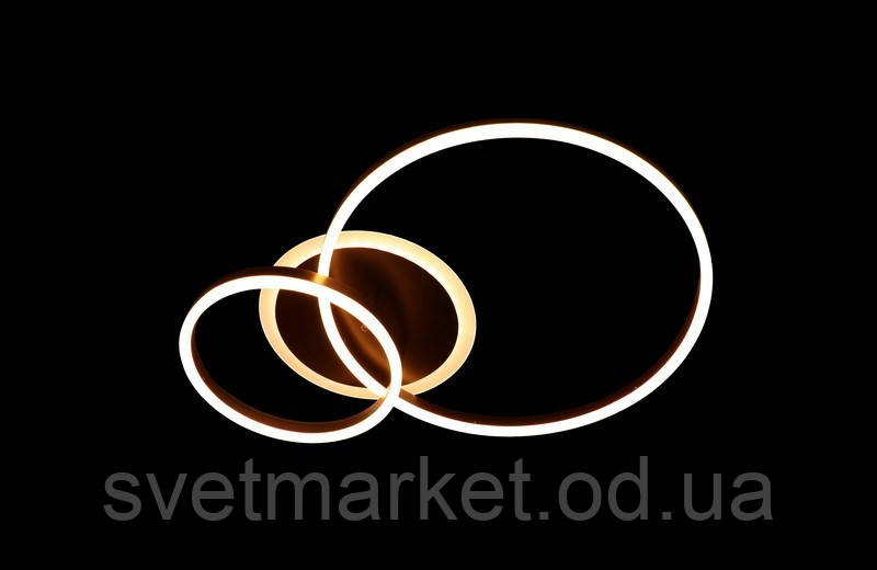 Сучасна світлодіодна люстра кільця 2002-2A, фото 1