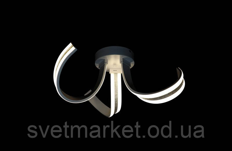 Світлодіодна люстра для невеликої кімнати 3606/3WH, фото 1