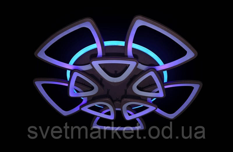 Сучасна світлодіодна стельова люстра 5548/5+5 LED CF, фото 1