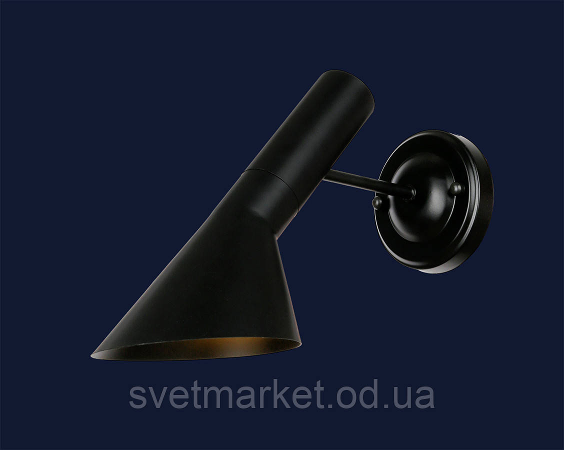 Настінний світильник у стилі лофт 756PR66009-1 BK, фото 1