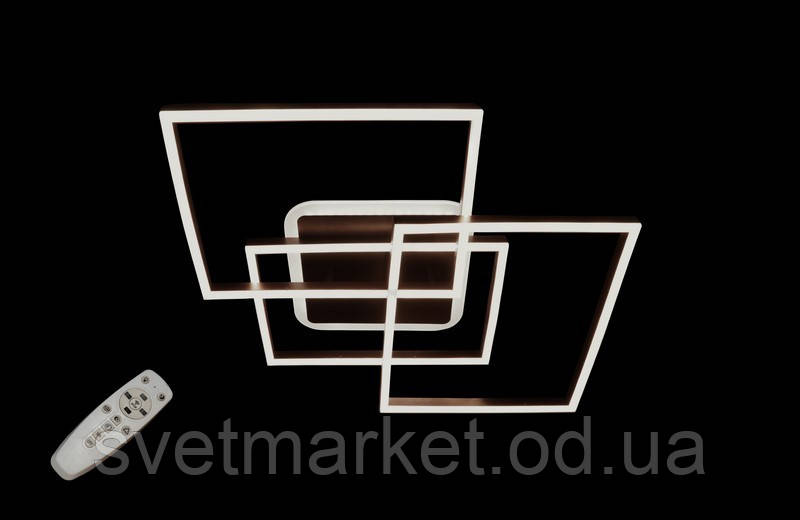 Світлодіодна люстра з регулюванням яскравості і температури світіння 2001-3A, фото 1