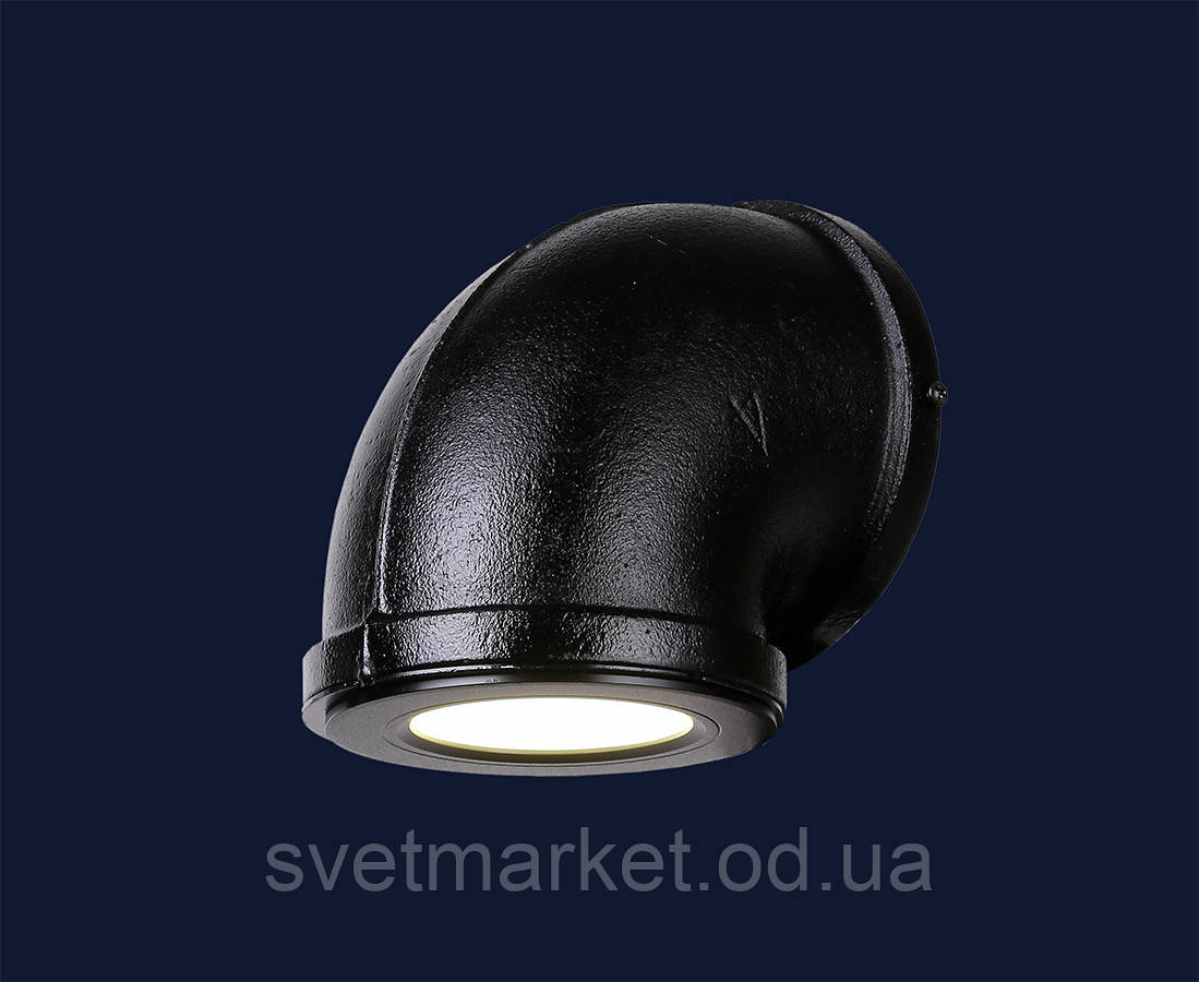 Світлодіодний світильник лофт 756PR6611-1 BK, фото 1