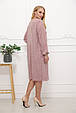 Сукня з ангори розмір плюс Манго пудра (50-68), фото 4