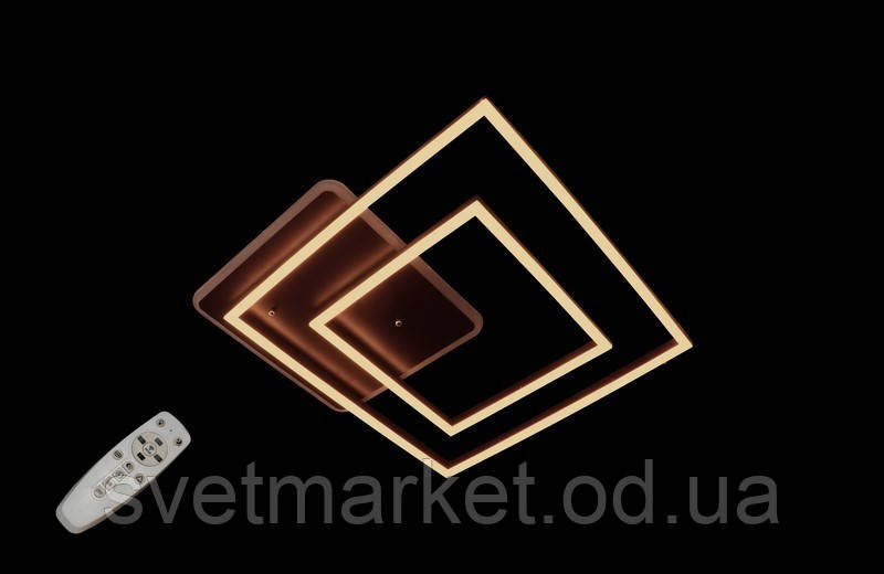 Led люстра квадратна 2001-2B dimmer, фото 1