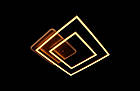 Led люстра квадратна 2001-2B dimmer, фото 5