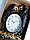 Вінтажний настінний годинник інтер'єрний Quartz, папуги — талісман — любові, удачі. Старовинна бронза, фото 2