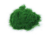 Имитация травы, флок для диорам, миниатюр, 3 мм, 10 грамм зелёный темный