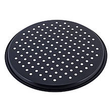 Форма для піци кругла 33 см вуглецева сталь, фото 3