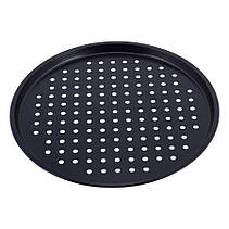 Форма для піци кругла 33 см вуглецева сталь, фото 5