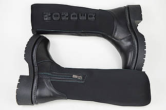 Чоботи Molly Bessa 868702 36 Чорні шкіра стрейч 37, фото 4