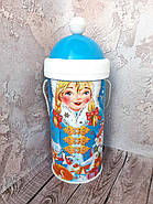 Новорічна коробка для цукерок Снігуронька 1 кг, фото 2