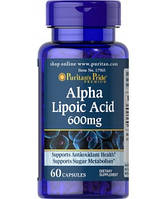 Альфа-липоевая кислота (Alpha Lipoic Acid) 600 мг 60 капсул