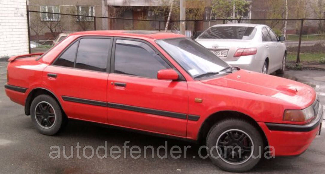 Дефлектори вікон (вставні!) вітровики Mazda 323 "BG" 4d 1989-1994 sedan 4шт., HEKO, 23104