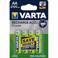 4шт акумулятор R06 Varta AA 2100 Ready 2 Use