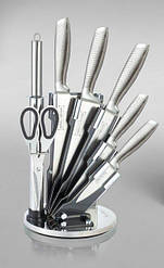 Набор кухонных ножей Royalty Line RL-KSS600 8 предметов Steel (N006509)