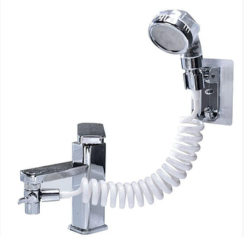 Душова система на умивальник з турмаліном Modified Faucet With external Shower (KG-544)