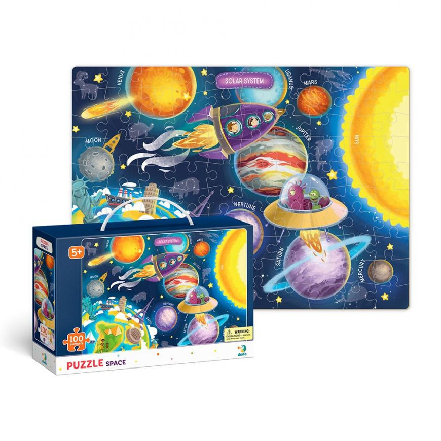 Дитячі пазли mebelime Космос DoDo 300141, 100 елементів