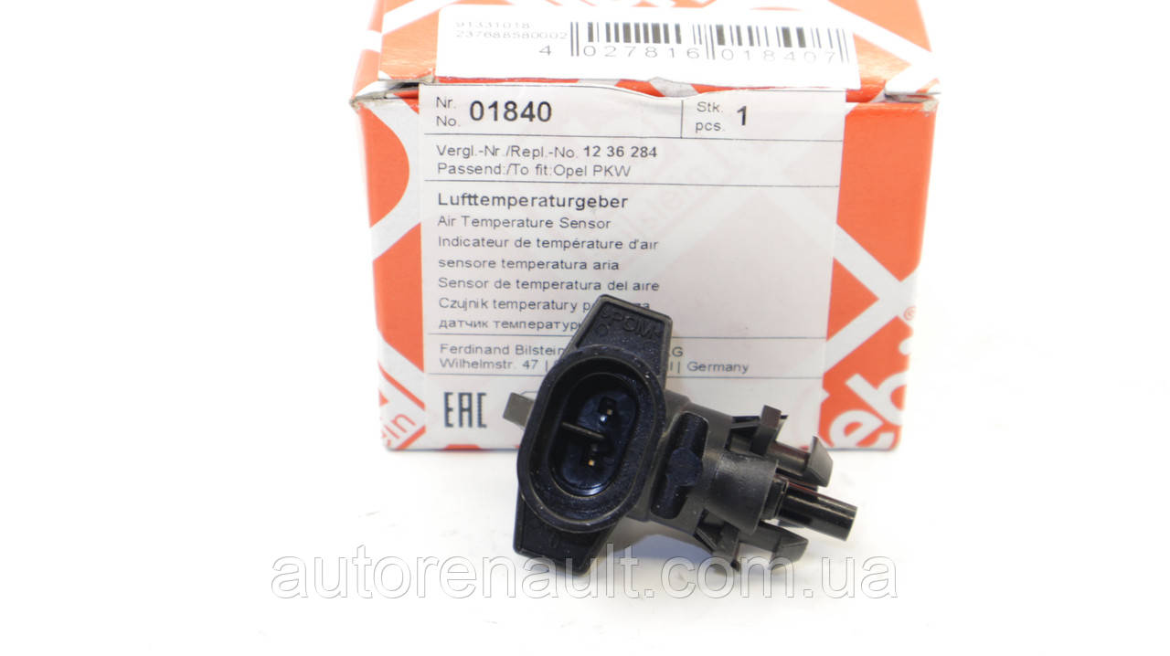 Датчик Температуры Наружного Воздуха, Рено Трафик II -FEBI (Германия ...