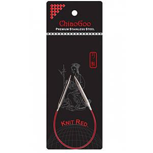 Спиці круглі 3.0-23 см.Knit Red ChiaoGoo