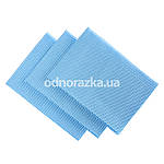 Стоматологічні нагрудники (серветки) 40х33 см, блакитні, 50 шт