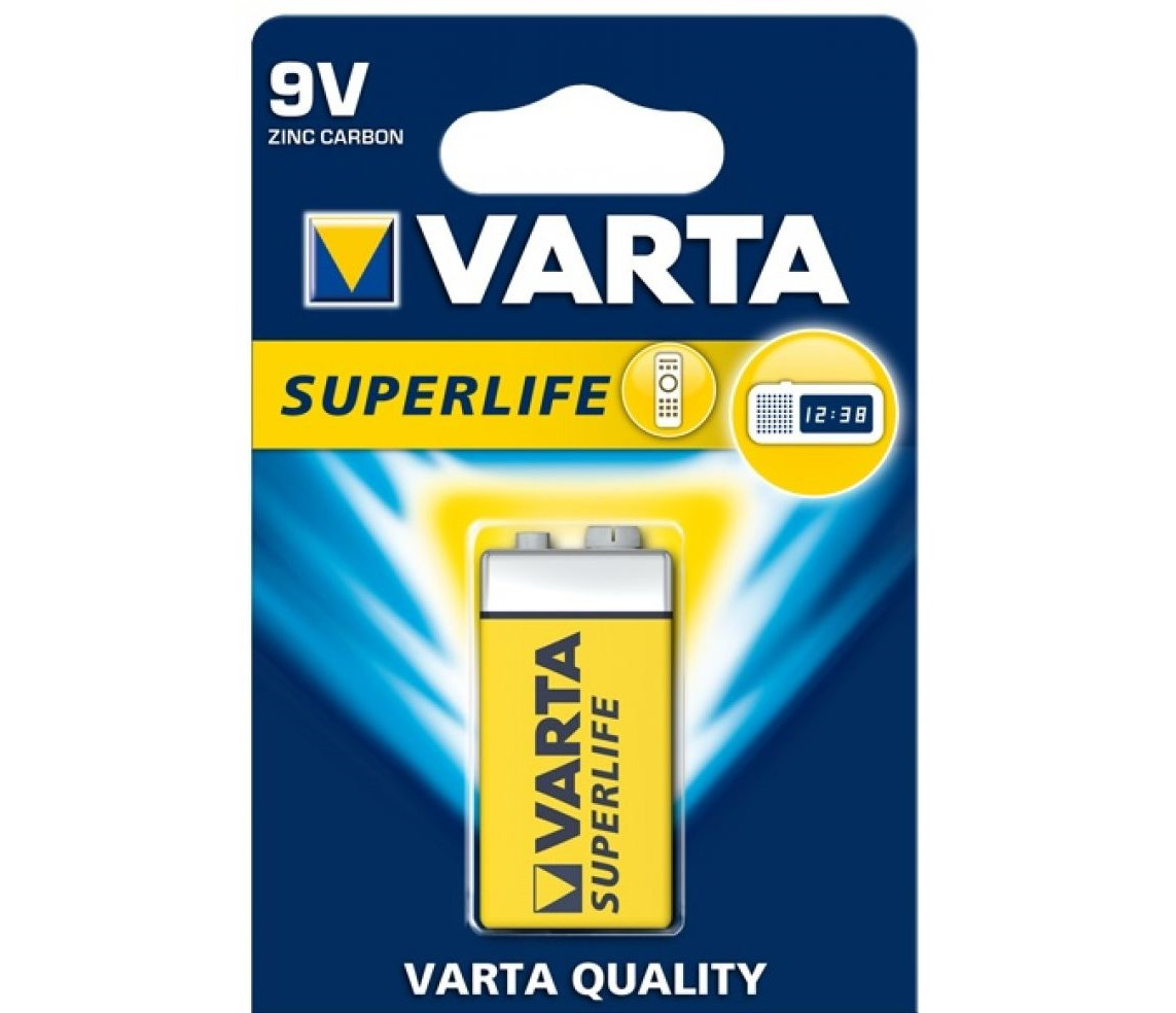 Батарейка крона Varta Superlife 6F22 9V (2022101301)