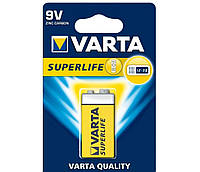 Батарейка крона Varta Superlife 6F22 9V для электропитания портативных устройств (2022101301)