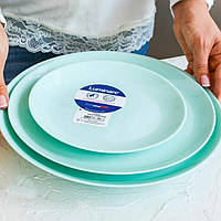 Набор обеденных тарелок 6шт Luminarc Diwali Turquoise 25 см P2611