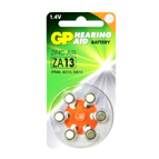 Батарейки для слуховых апаратов GP13-D6 RP48 6 шт