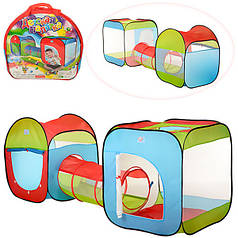 Намет дитячий ігровий з тунелем 3 входи Bambi M 2503 Multicolor (N006504)
