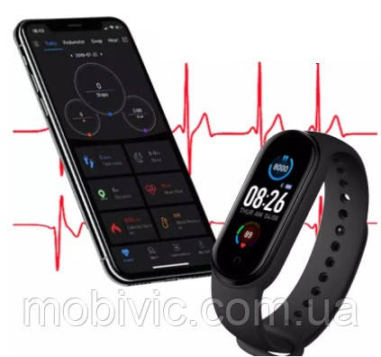 Фітнес-браслет Smart Bracelet M5 (black) — Захист IP67