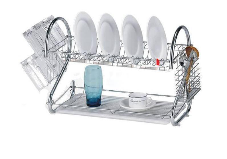 Сушарка для посуду двоярусне Clean House New Arrival Уцінка, фото 1