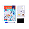 Набір математичних карток "Вирішуй і стирай! 1+2=3" Mideer Toys,, фото 2