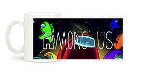 Чашка Амонг Ас Космос. AMONG US товары. Подарок новинка.