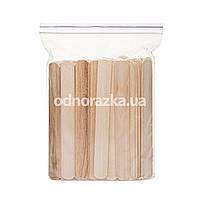 Одноразові дерев'яні шпателі, 150х16х2, 100 шт