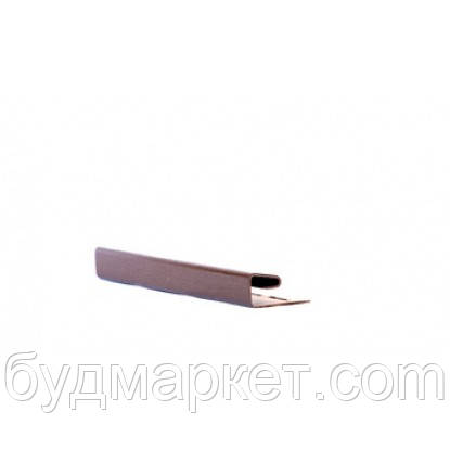 Планка J-trim 3,0 м (коричнева) RAINWAY (упак.51шт)