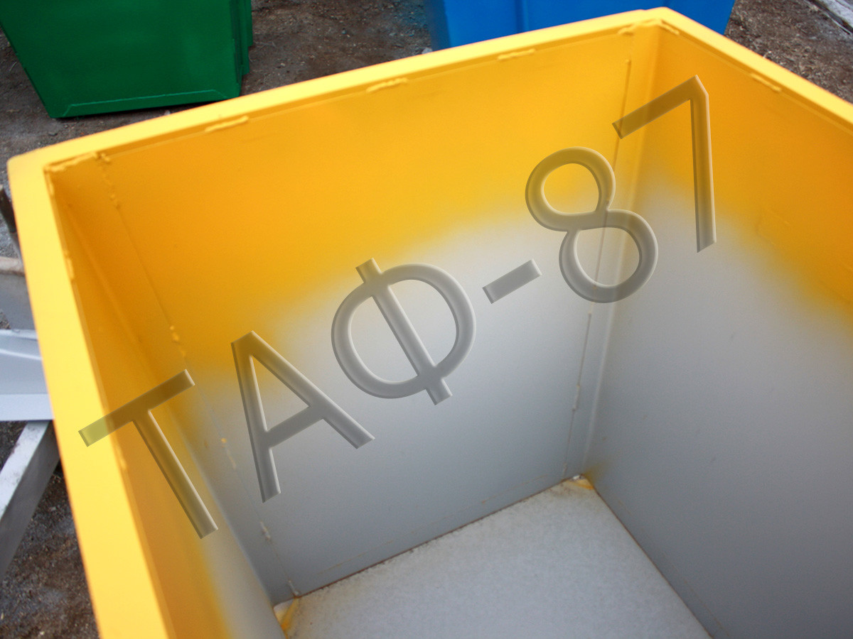 Мусорный бак (контейнер) для ТБО 0,75 м. куб. металл 2,0 мм - фото 5 - id-p84265100