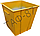 Сміттєвий бак (контейнер) для ТПВ 0,75 м. куб. метал 2,0 мм, фото 4