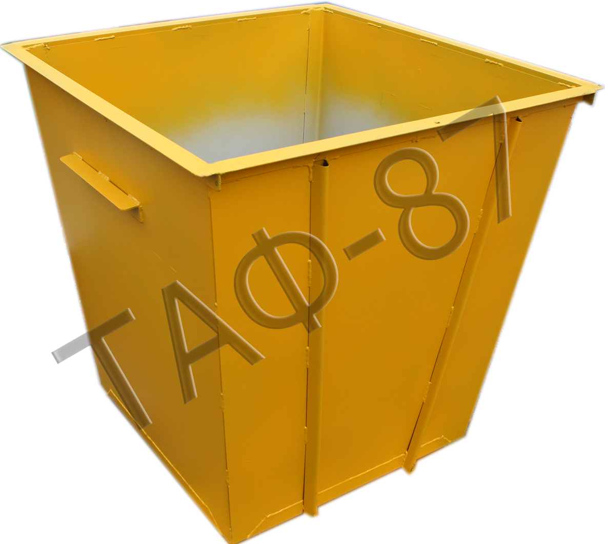 Мусорный бак (контейнер) для ТБО 0,75 м. куб. металл 2,0 мм - фото 4 - id-p84265100