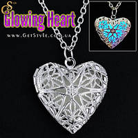 Украшение на шею Glowing Heart подарочная упаковка