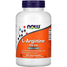 L-Аргінін NOW Foods "L-Arginine" 500 мг (250 капсул)